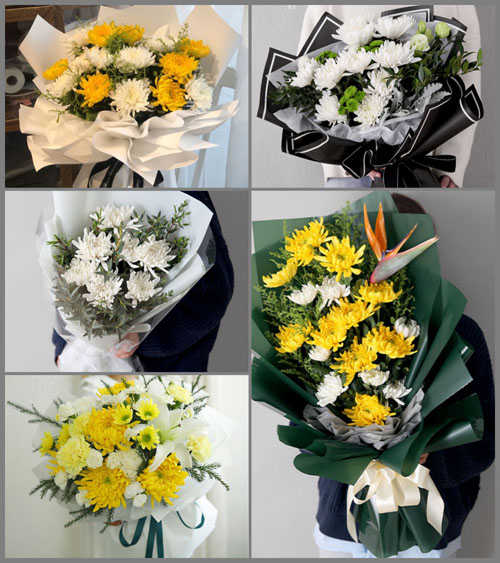 广东东莞市万江街道莫屋社区白事花束代送